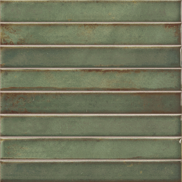 Плитка Brick Raku Emerald 35x35 La Platera
