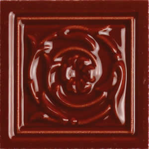 Плитка BS TOZ 01 Tozzetto Bordeaux 8x8 Petracers
