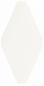 Плитка C RB BIANCO Rombo Bombato 10x20 Petracers