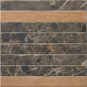 Плитка Capri Brick Black Mix 35x35 La Platera