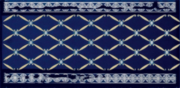 Плитка CENEFA DELIS COBALTO SILVER 20*10 Ape Ceramica