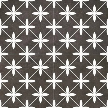 Плитка Chic Poole Black 45х45 Dualgres