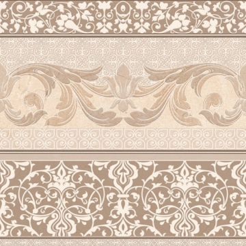 Плитка Crema Marfil Decor Border 45x45 Goetan Ceramica