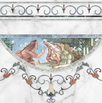 Плитка Dec Cenefa Louvre A 45х45 Europa Ceramica