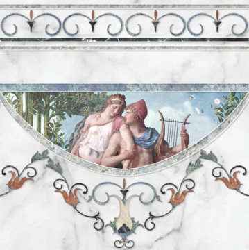 Плитка Dec Cenefa Louvre B 45х45 Europa Ceramica