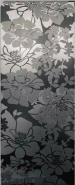 Плитка DEC Flower Nero Lucido 20*50 CeDam
