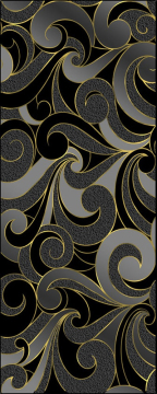 Плитка DEC Ricciolo Nero 20*50 CeDam