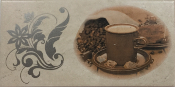 Плитка DEC. Stone Ivory CUP BROWN 10x20 Ribesalbes