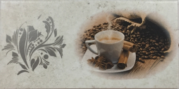 Плитка DEC. Stone Sand CUP WHITE 10x20 Ribesalbes