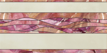 Плитка Decor Acuarela Losanga 22,5х45 Europa Ceramica