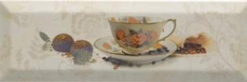 Плитка Decor Bonjour Cafe Marfil 10x30 Monopole Ceramica