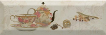 Плитка Decor Bonjour Tea Marfil 10x30 Monopole Ceramica
