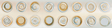 Плитка Decor Circles Iris 80x20 Mayolica