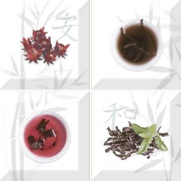 Плитка Decor (composicion) Set Aroma Fosker S/4 B 10x10 Absolut Keramika