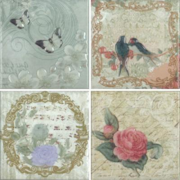 Плитка Decor (composicion) Set Mei S/4 A 10x10 Absolut Keramika
