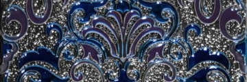 Плитка Decor Damasco Cobalto 10X30 Absolut Keramika