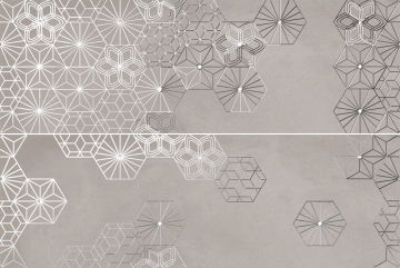 Плитка Decor Debod Grey SET A+B 50x75 Ibero