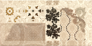 Плитка Decor Flores Cava 10x20 Absolut Keramika