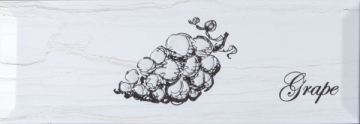 Плитка Decor Fruit Laguna Grape 10x30 Monopole Ceramica