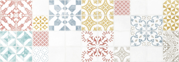 Плитка Decor Paint White Mix 35х100 Ape Ceramica