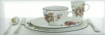 Плитка Decor Tea 03 White B 10X30 Absolut Keramika