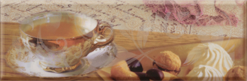 Плитка Decor Tea Time 02 10X30 Absolut Keramika