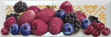 Плитка Decor Tutti Frutti Di Bosco 10x30 Monopole Ceramica