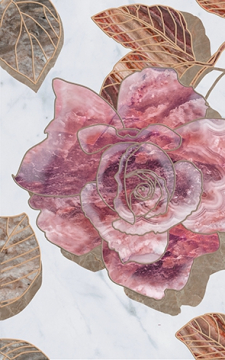 Плитка Декор Argos flowers-1 25x40 Laparet