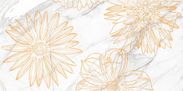 Плитка Декор Briere Flower 1 300x600 Beryoza Ceramica