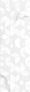 Плитка Декор Calacatta Geo Decor Rett 25x75 Ceramika Konskie