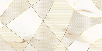 Плитка Декор Calacatta Royal Geometria 63x31.5 Azori