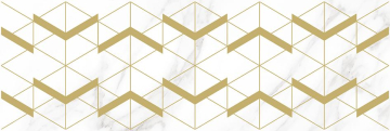 Плитка Декор Camelot Wing белый 20х60 Laparet
