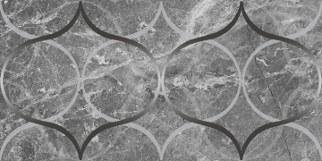 Плитка Декор Crystal Resonanse серый 30х60 Laparet