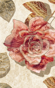 Плитка Декор Illyria flowers-1 25x40 Laparet