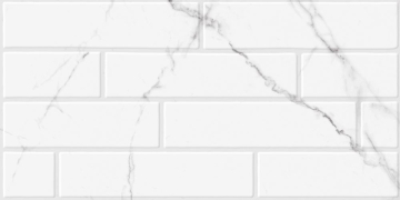 Плитка Декор Luzon белый рельеф 300х600 Beryoza Ceramica