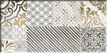 Плитка Декор Valensole 1 горчичный 500x250 Beryoza Ceramica