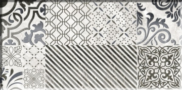 Плитка Декор Valensole 1 синий 500x250 Beryoza Ceramica