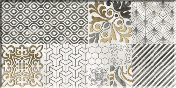 Плитка Декор Valensole 2 горчичный 500x250 Beryoza Ceramica