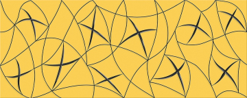 Плитка Декор VELA OCHRA STELLA 20,1x50,5 Azori