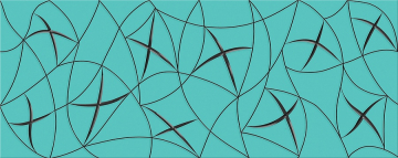 Плитка Декор VELA TIFFANI STELLA 20,1x50,5 Azori