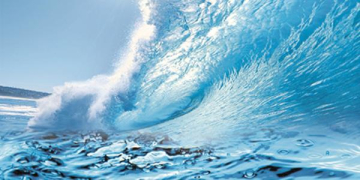 Плитка Декор Water D1D224 40х20 Laparet