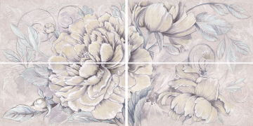 Плитка DELICATO BOUQUET PERLA 126*63 Керлайф