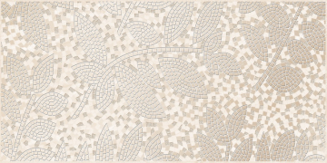 Плитка Дубай декор 1 Листья бежевый 25x50 Beryoza Ceramica