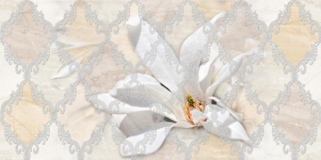 Плитка Дубай декор 4 Ромбы светло-бежевый 25x50 Beryoza Ceramica