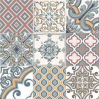Плитка Eclipse Ornament 42х42 Azori