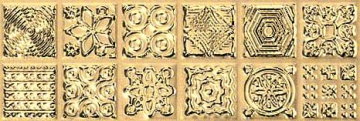 Плитка Enigma Gold Cenefa 6,5x20 Aparici