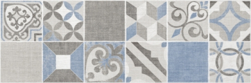 Плитка F53TAW021 Inserto Linum Gris 30х90.2 Gala