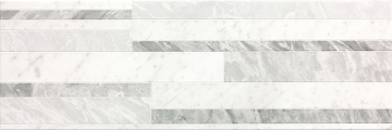 Плитка fNIZ Roma Diamond Deco White Brillante 25x75 FAP Ceramiche