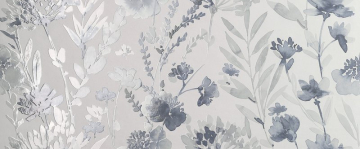 Плитка fQDC Milano Mood Flower Blu RT 50x120 FAP Ceramiche