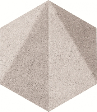 Плитка Free Space Hex Grey STR Декор 11x12.5 Tubadzin